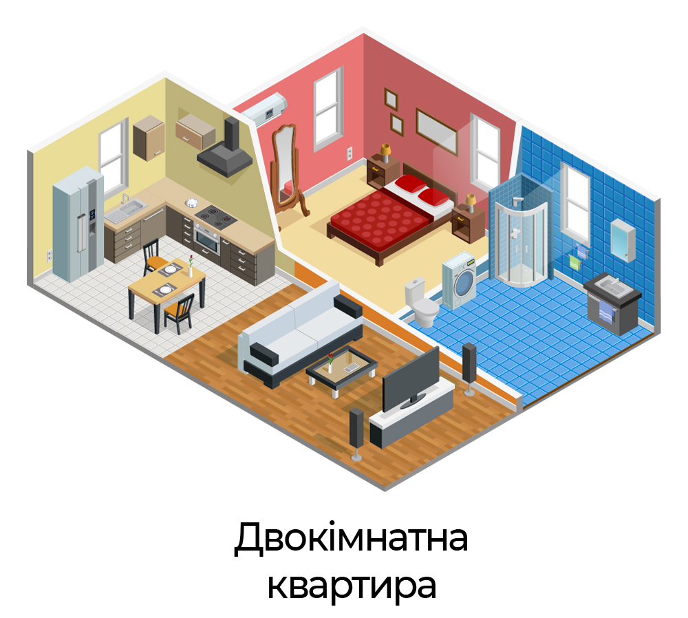Двокімнатна квартира