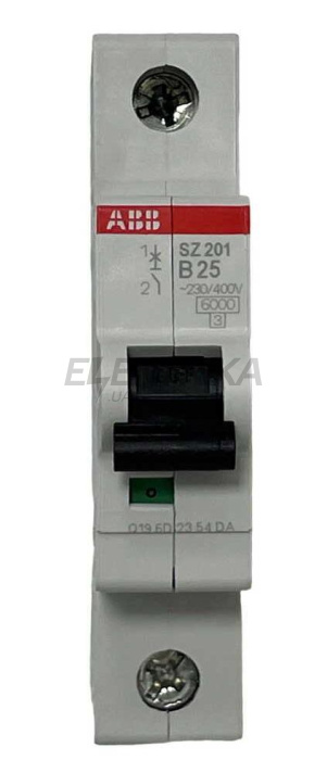 Автоматичний вимикач ABB SZ201-B25 (2CDS251025R0255)