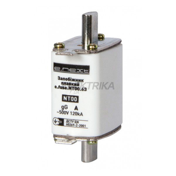 Запобіжник плавкий e.fuse.NT00.160, габарит 00, 160А