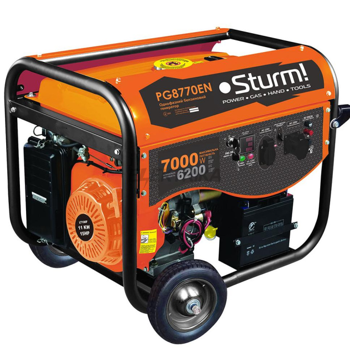 Генератор бензиновий Sturm 7000 Вт (PG8770EN)