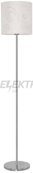 Торшер INDO 89217 1x100W E27 нікель матовий