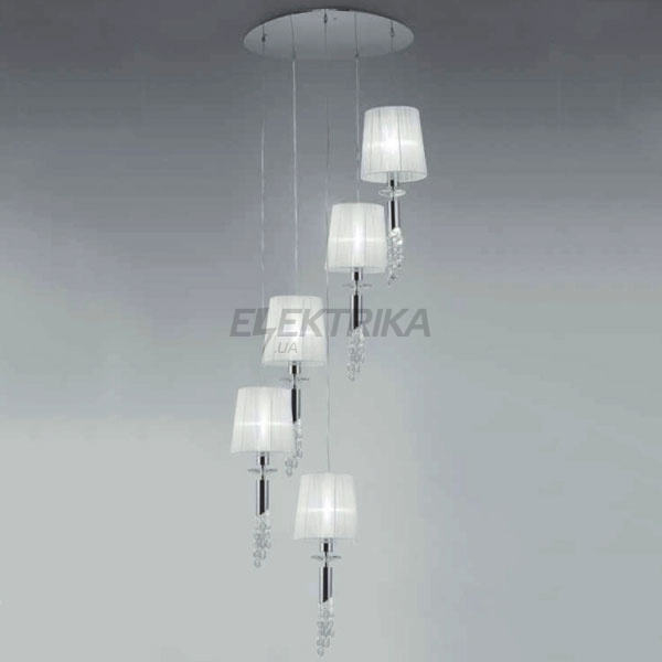 Люстра підвісна Mantra TIFFANY CHROME 3857