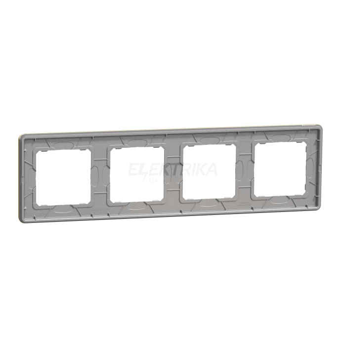 Рамка 4-постова  Матове золото Sedna Elements Schneider Electric SDD371804