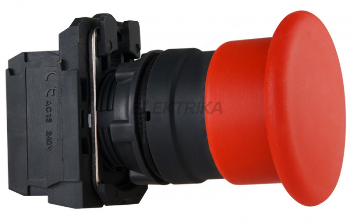 Кнопка "грибок" "Стоп" АСКО-УКРЕМ TB5-AC42 (d 40 мм) червоний (A0140010168)