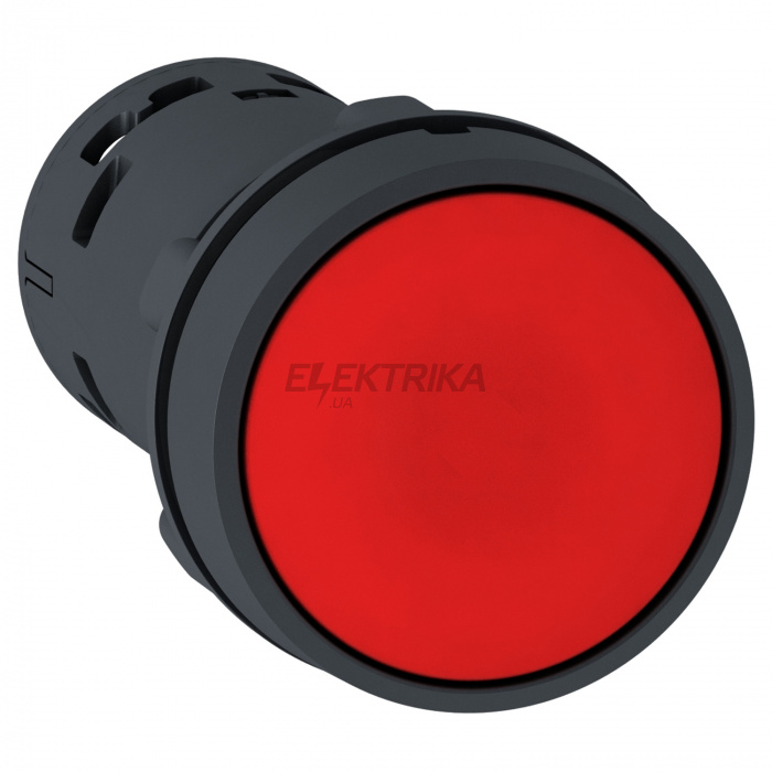 Кнопка Schneider Electric 22 мм червона із поверненням 1NC XB7NA42