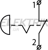 Кнопка безпеки АСКО-УКРЕМ XB2-BS442 повернення поворотом (A0140010082)