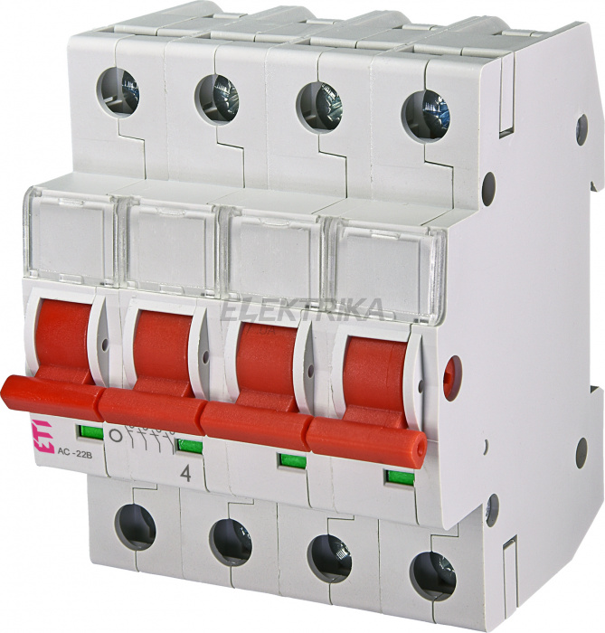 Вбудований вимикач ETI SV 4100 4p 100A 002423416