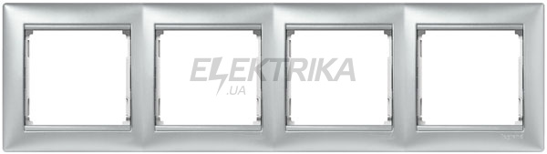 Рамка горизонтальна, алюміній, 4-постова, Valena