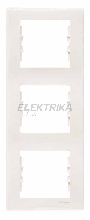 Рамка 3-постова вертикальна Schneider Electric Sedna слонова кістка (SDN5801323)