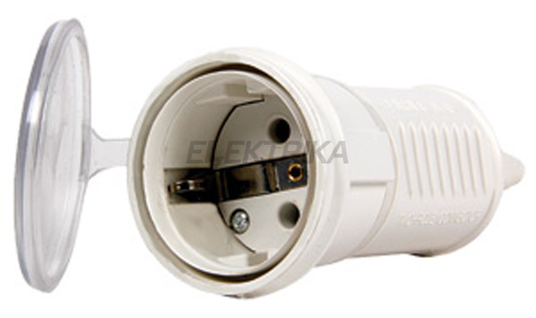 Силова розетка переносна e.socket.pro.2.16, 2п., 220В, 16А (212)