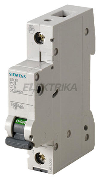 АВТОМАТ ЗАХИСТУ SIEMENS 230/400V 6KA, 1-ПОЛ., B, 40A