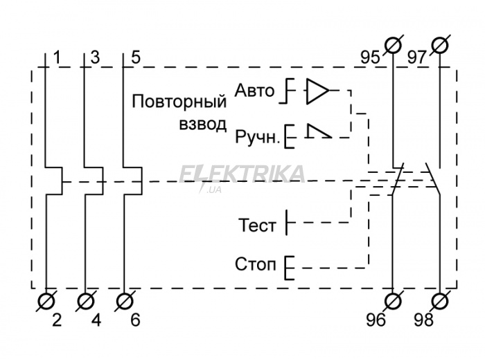 Реле електротеплове АСКО-УКРЕМ PT 1310 (4,0-6,0А) (A0040060009)