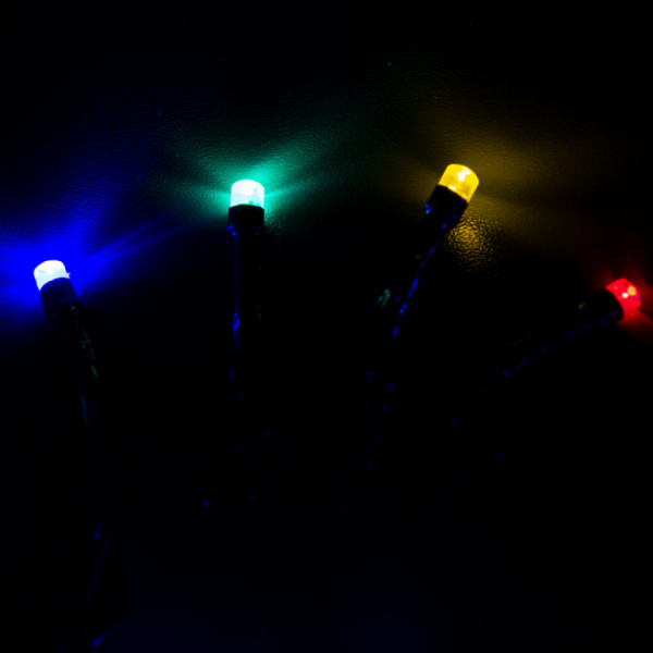 Гірлянда STARLIGHT лінійна мульти 100LED IP20 чорний 5м (000057283)