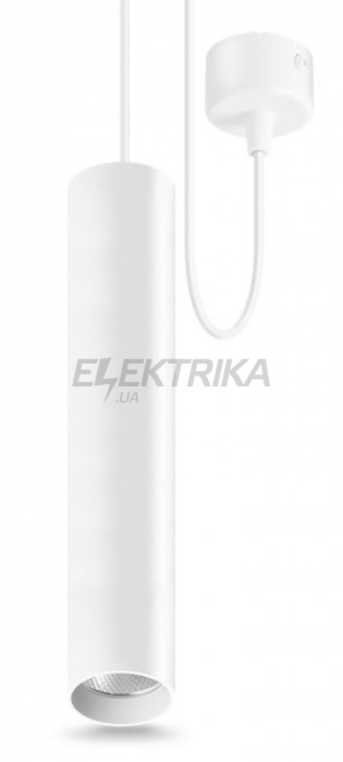 LED світильник підвісний накладний VIDEX 10W 4100K білий (VL-SP-10034W)