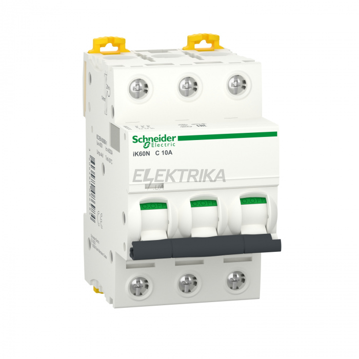 Автоматичний вимикач Schneider Electric iK60N C 10A 3P A9K24310