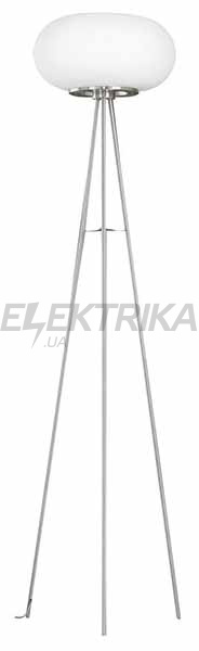 Торшер 2х60Вт Е27, білий/нікель, 86817