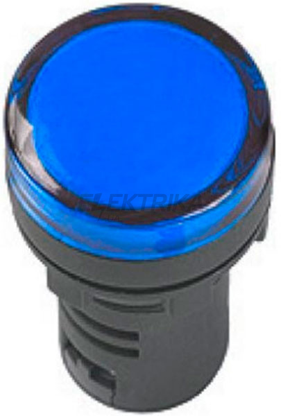 Індикатор AD-22DS LED-матриця d22мм синій 12В AC/DC