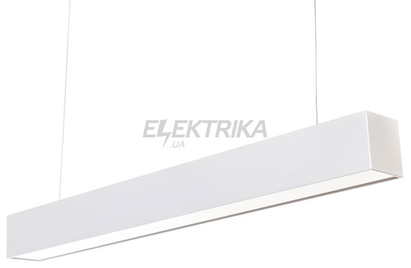 Лінійний світлодіодний світильник TURMAN 40w LED 5500К опал, білий