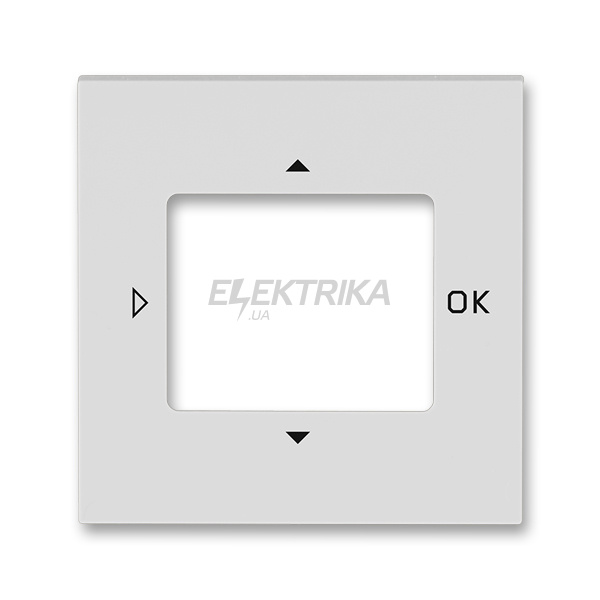 Панель центральна таймера Busch-Timer Levit, сірий/білий