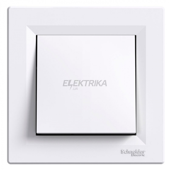 Вимикач кнопковий Schneider Electric Asfora білий (EPH0800321)