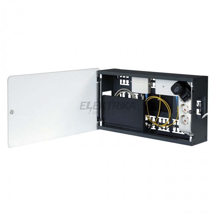 Шафа для обладнання WI-FI Lande Ziglat 465х122х265 мм RAL 7016