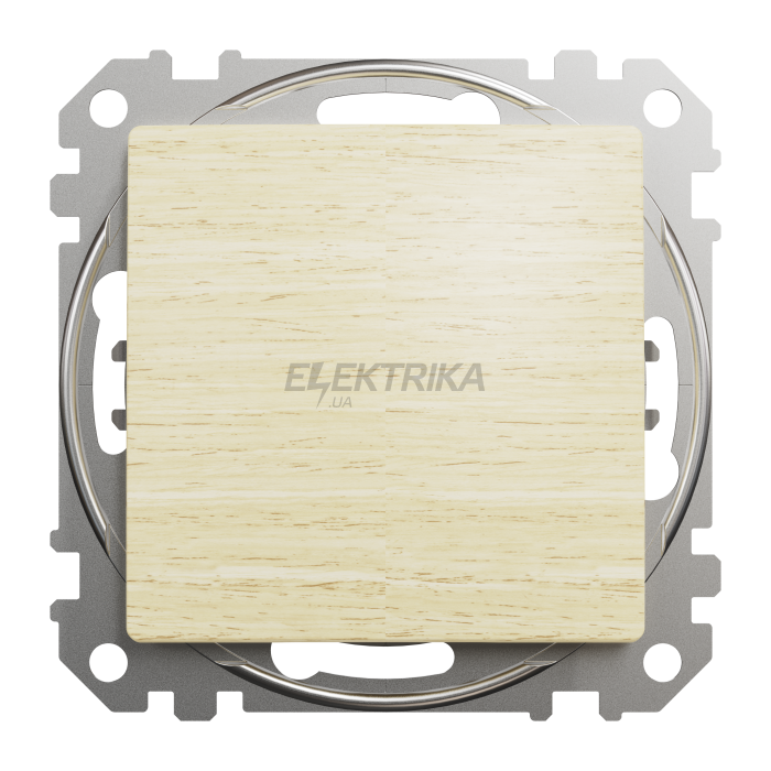 Одноклавішний перемикач  Береза - Штучне дерево Sedna Elements Schneider Electric SDD180106