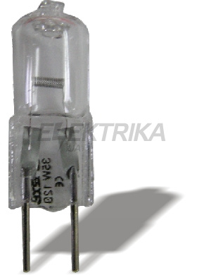 Лампа галогенна e.halogen.jc.g6.35.12.50.frost матова, патрон G6.35, 12V, 50W