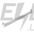 Світильник балка B-1-600 для LED-лампи Т8 EVROLIGHT 1*600мм