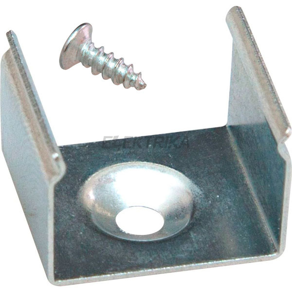 Кріплення для профілю CAB261 17,2x15x10mm, шурупи в комплекті, LD139