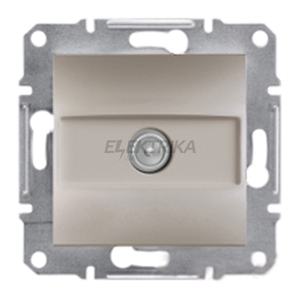 Розетка SAT кінцева Schneider Electric Asfora 1дБ бронза (EPH3700169)