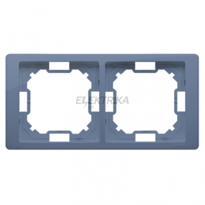 Рамка подвійна Simon Basic Neos, лаванда (BMRC2/035)