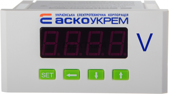 Вольтметр цифровий АСКО-УКРЕМ AС 600В 96х48 (ЦВ-5) (A0190010122)