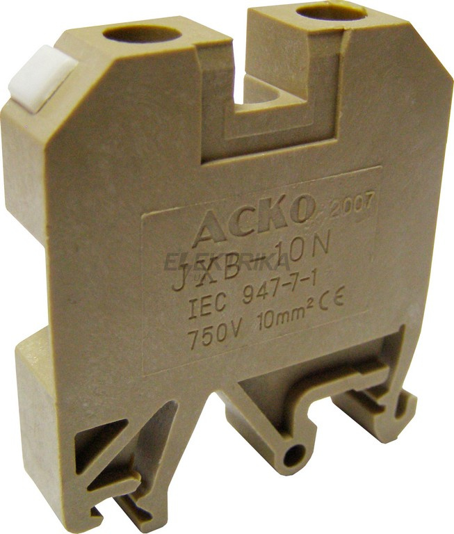 Клемник JXB 10/35 жовтий