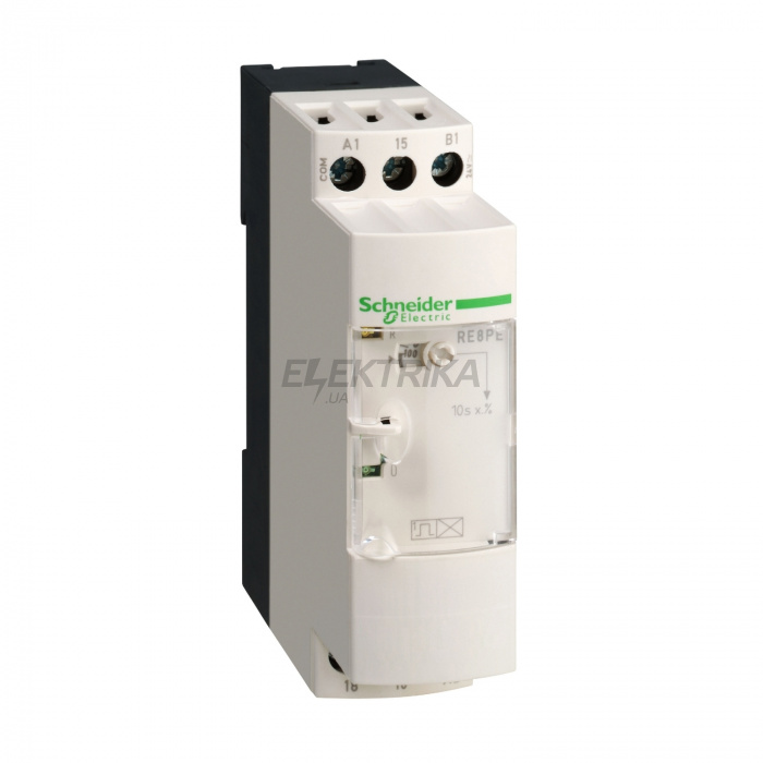 Промислове реле часу Optimum Schneider Electric industrial timing relay - 0.1..10 s - C - 24 V AC/DC - 1 C/O RE8RA11BTQ