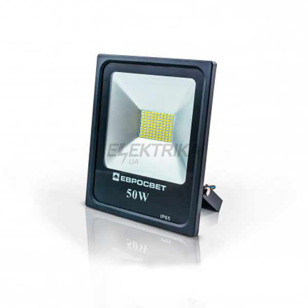 Прожектор світлодіодний EVRO LIGHT ES-50-01, 95-265V, 6400K, 2750Lm, SMD