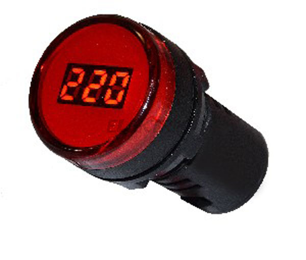 Вольтметр цифровий AD22-22DVM червоний