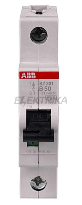 Автоматичний вимикач ABB SZ201-B50 (2CDS251025R0505)