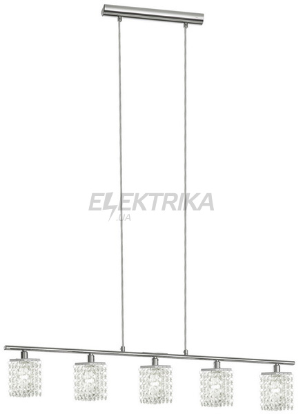 Світильник PYTON 85331 5х40W G9 хром кришталь