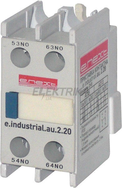 Додатковий контакт e.industrial.au.2.20, 2no