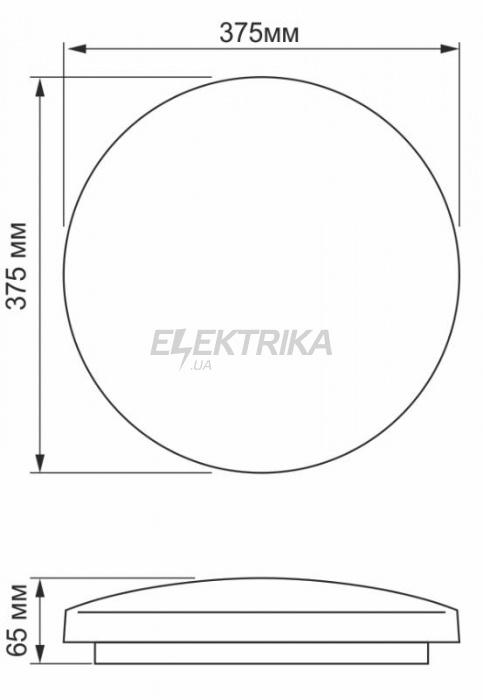 LED світильник настінно-стельовий TITANUM 32W 5000K Зоряне небо (TLCL-325S)