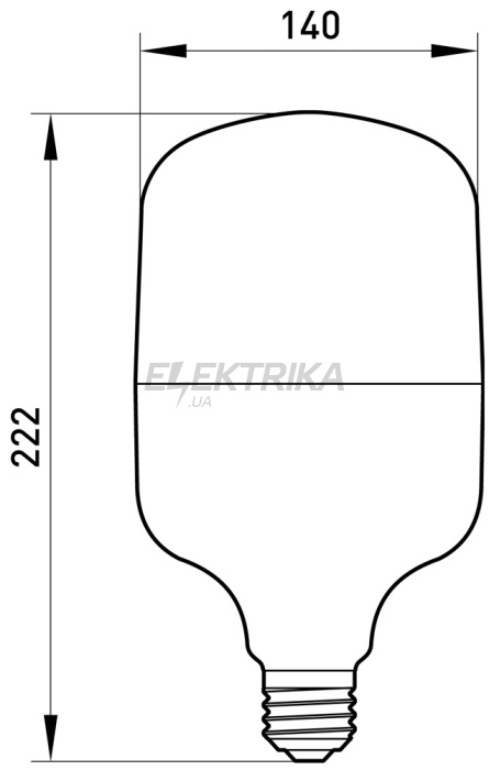 Лампа світлодіодна e.LED.lamp.HP.E27.50.4000 (l0650638)