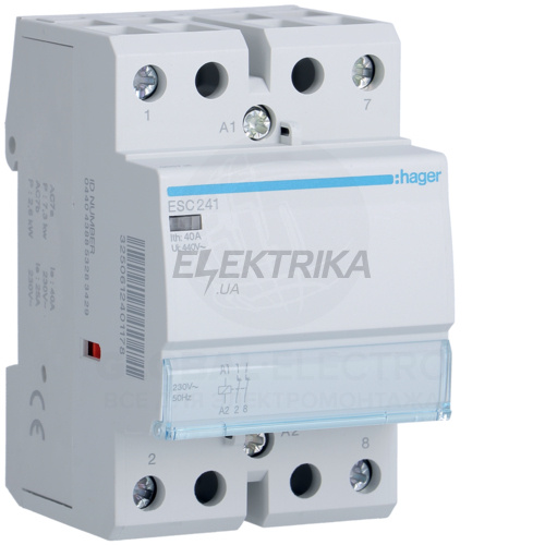 Контактор стандарт 40A, 2НЗ, 230В