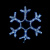 Гірлянда зовнішня DELUX MOTIF Snowflake 40см 12 білий IP44 EN (90012961)