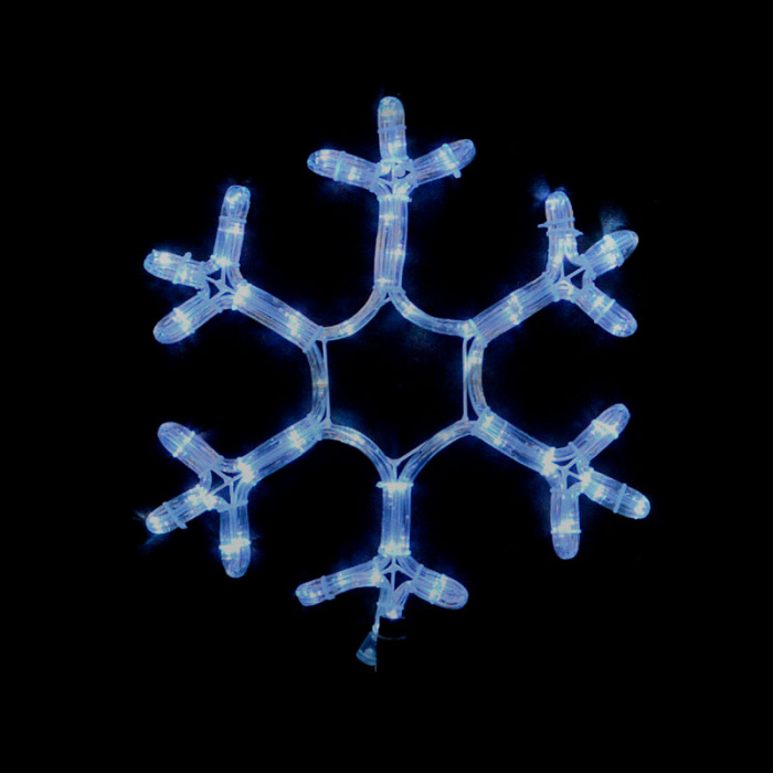 Гірлянда зовнішня DELUX MOTIF Snowflake 40см 12 білий IP44 EN (90012961)