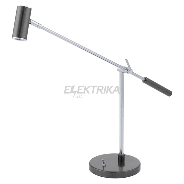 Настільна лампа "Lauria 1" 1х2,38Вт LED, антрацит/хром, 92514