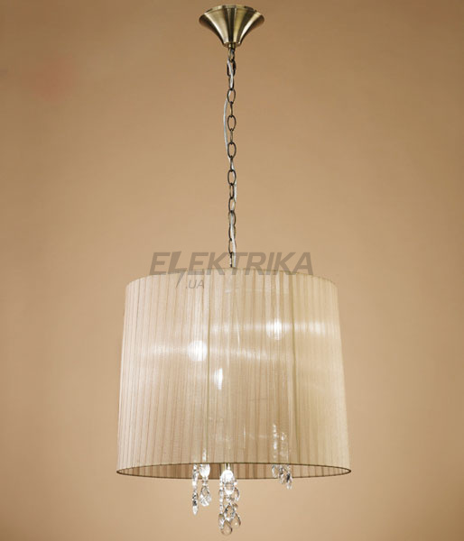Світильник підвісний Mantra TIFFANY ANTIQUE BRASS 3880
