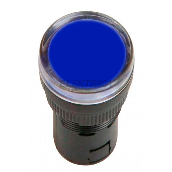 Індикатор AD16DS LED-матриця d16мм синій 12В AC/DC