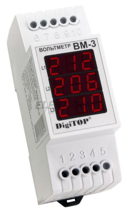 Вольтметр digitop 40-400V (ВМ-3)