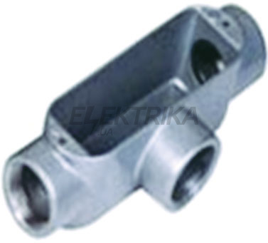 З'єднувач ревізійний Т-подібний e.industrial.pipe.db.revise.t.1-1/2" для труб 1-1/2"