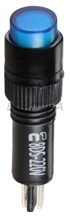 Сигнальна арматура АСКО-УКРЕМ AD22E-8DS 220V АC синій (A0140030167)